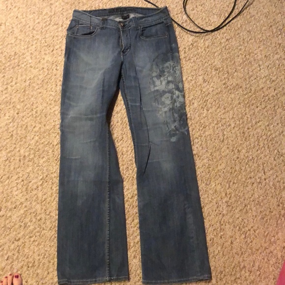 2 pairs of straight leg jeans - Picture 8 of 8
